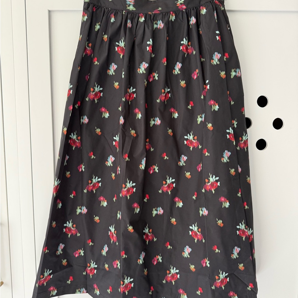 Hill House Krista Floral Taffeta skirt size medium - Picture 3 of 9